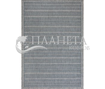 Синтетический ковер  ILLUSION OUTDOOR 20 952 , GREY BLUE - высокое качество по лучшей цене в Украине
